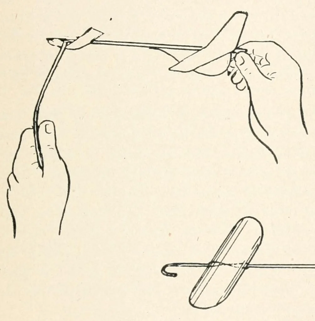 An illustration from Kitecraft and kite tournaments, 1914, leaf 117