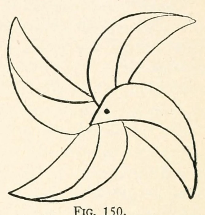 An illustration from Kitecraft and kite tournaments, 1914, leaf 84
