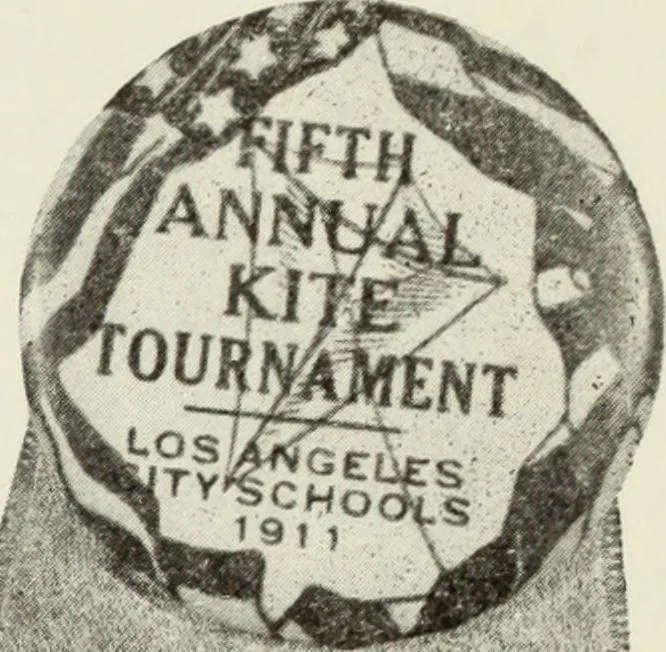 An illustration from Kitecraft and kite tournaments, 1919, leaf 136