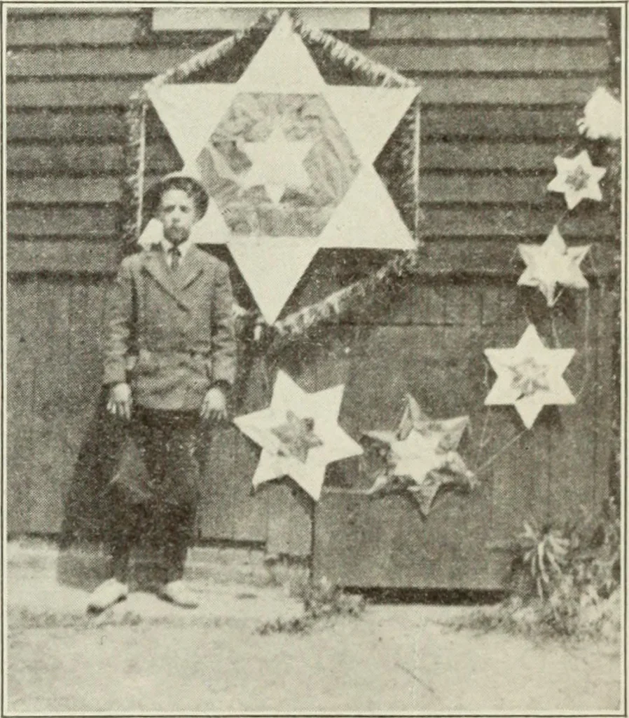 An illustration from Kitecraft and kite tournaments, 1919, leaf 30