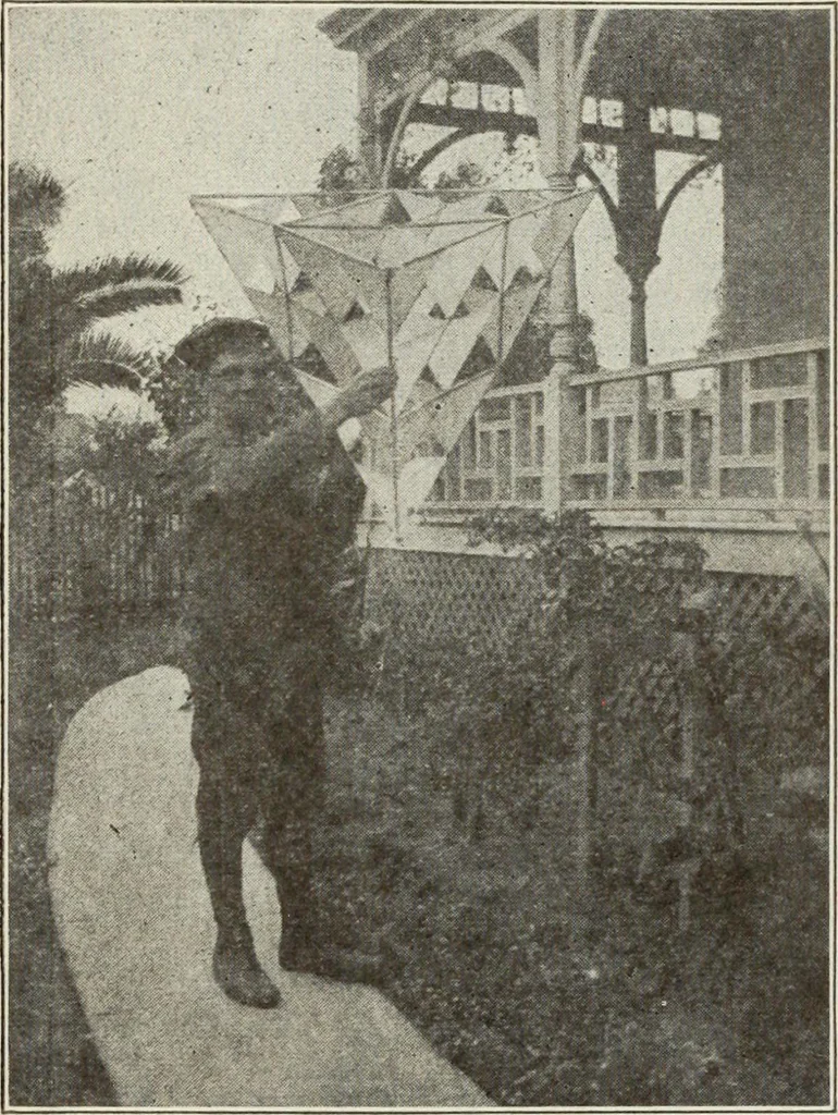 An illustration from Kitecraft and kite tournaments, 1919, leaf 49
