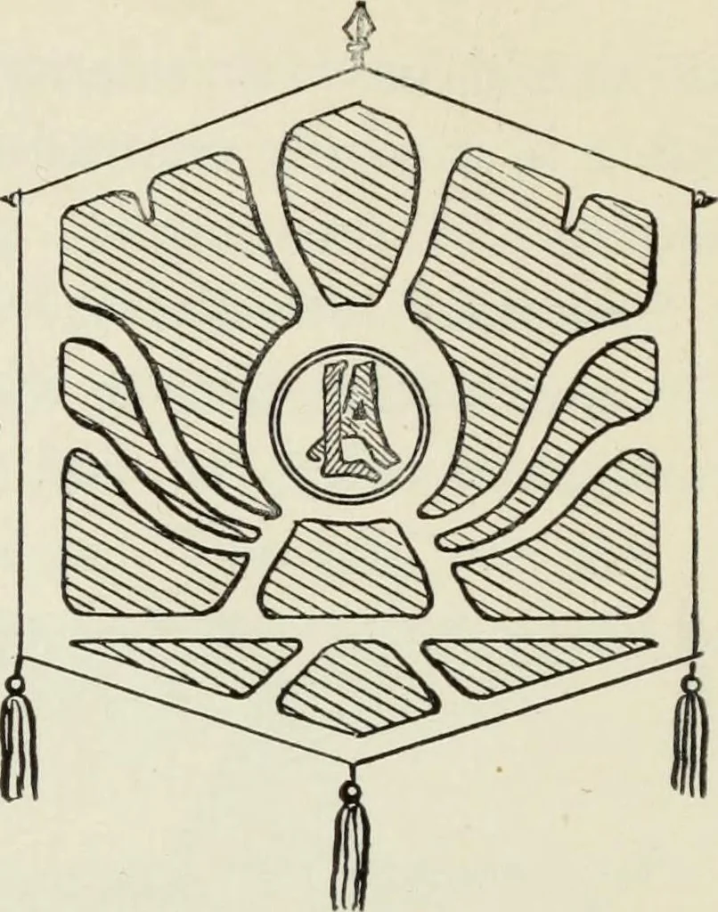 An illustration from Kitecraft and kite tournaments, 1919, leaf 67