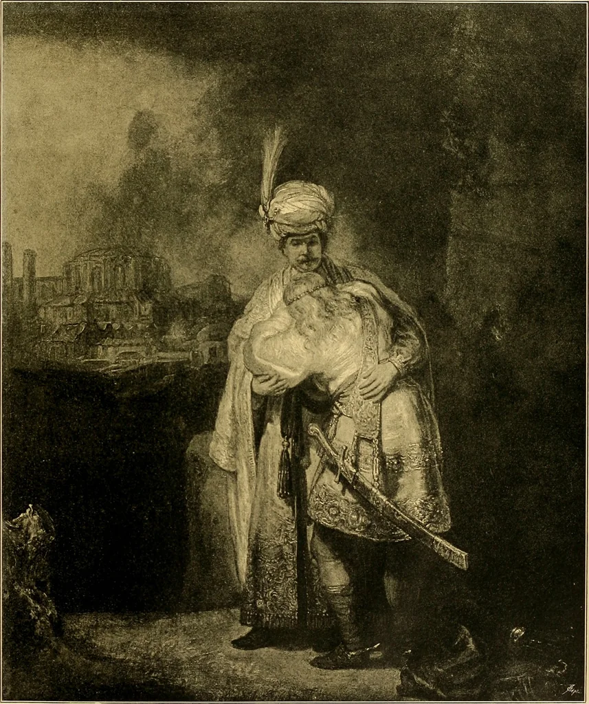 An illustration from Klassischer Bilderschatz, 1889, leaf 100
