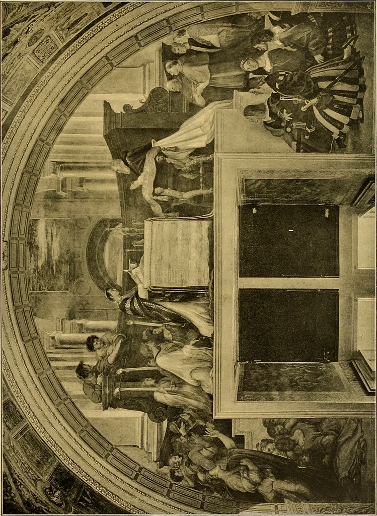 An illustration from Klassischer Bilderschatz, 1889, leaf 38