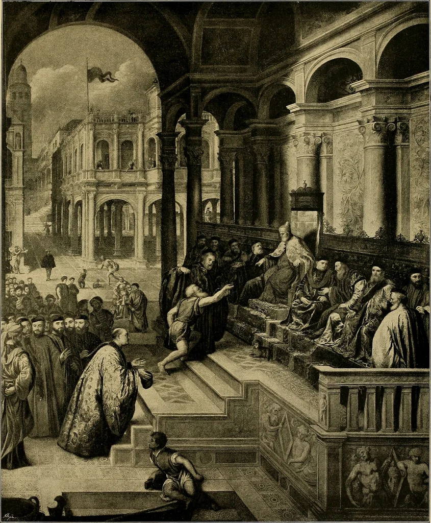 An illustration from Klassischer Bilderschatz, 1889, leaf 114