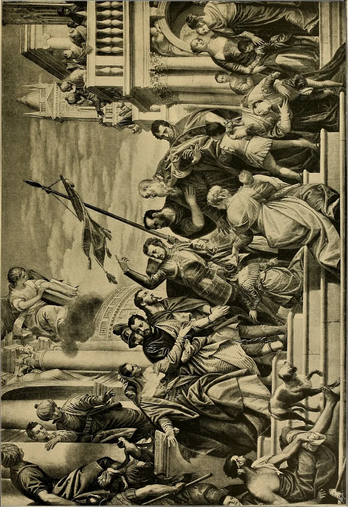 An illustration from Klassischer Bilderschatz, 1889, leaf 200