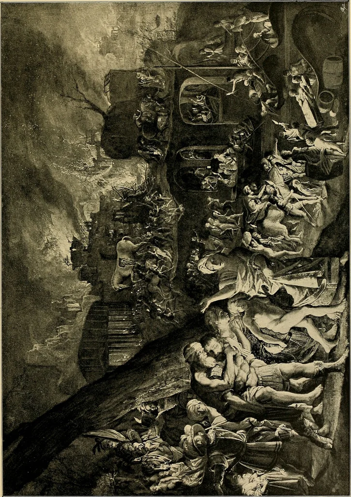 An illustration from Klassischer Bilderschatz, 1889, leaf 250