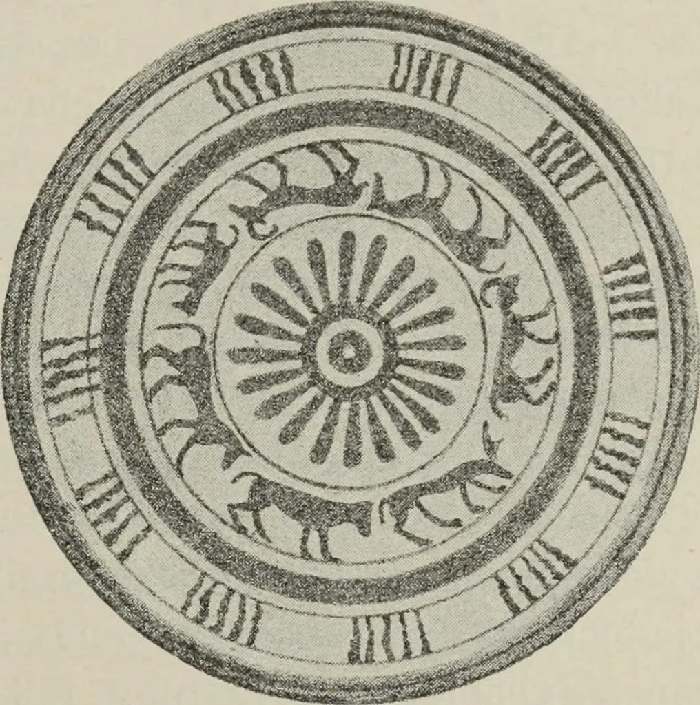 An illustration from Kleine Schriften, 1901, leaf 208