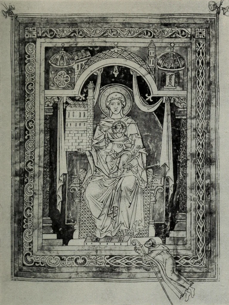 An illustration from Klosterleben im deutschen Mittelalter : nach zeitgenössischen Aufzeichnungen, 1921, leaf 210