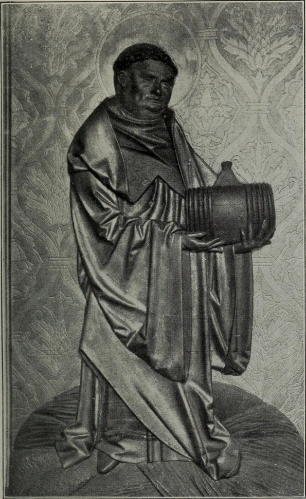 An illustration from Klosterleben im deutschen Mittelalter : nach zeitgenössischen Aufzeichnungen, 1921, leaf 42