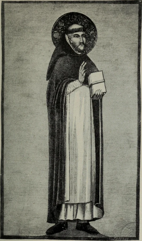 An illustration from Klosterleben im deutschen Mittelalter : nach zeitgenössischen Aufzeichnungen, 1921, leaf 460
