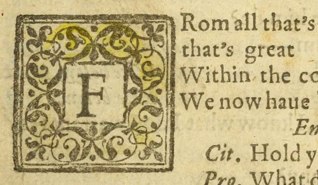 An illustration from The knight of the burning pestle, 1613, leaf 9