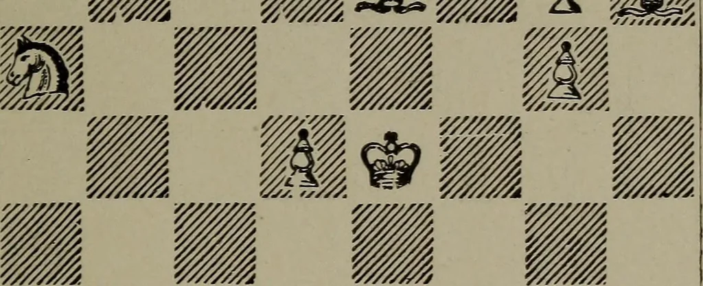 An illustration from Knights and bishops, 1909, leaf 100
