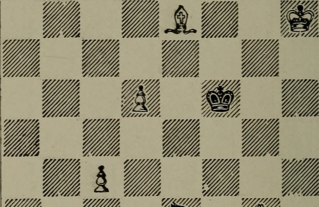 An illustration from Knights and bishops, 1909, leaf 103
