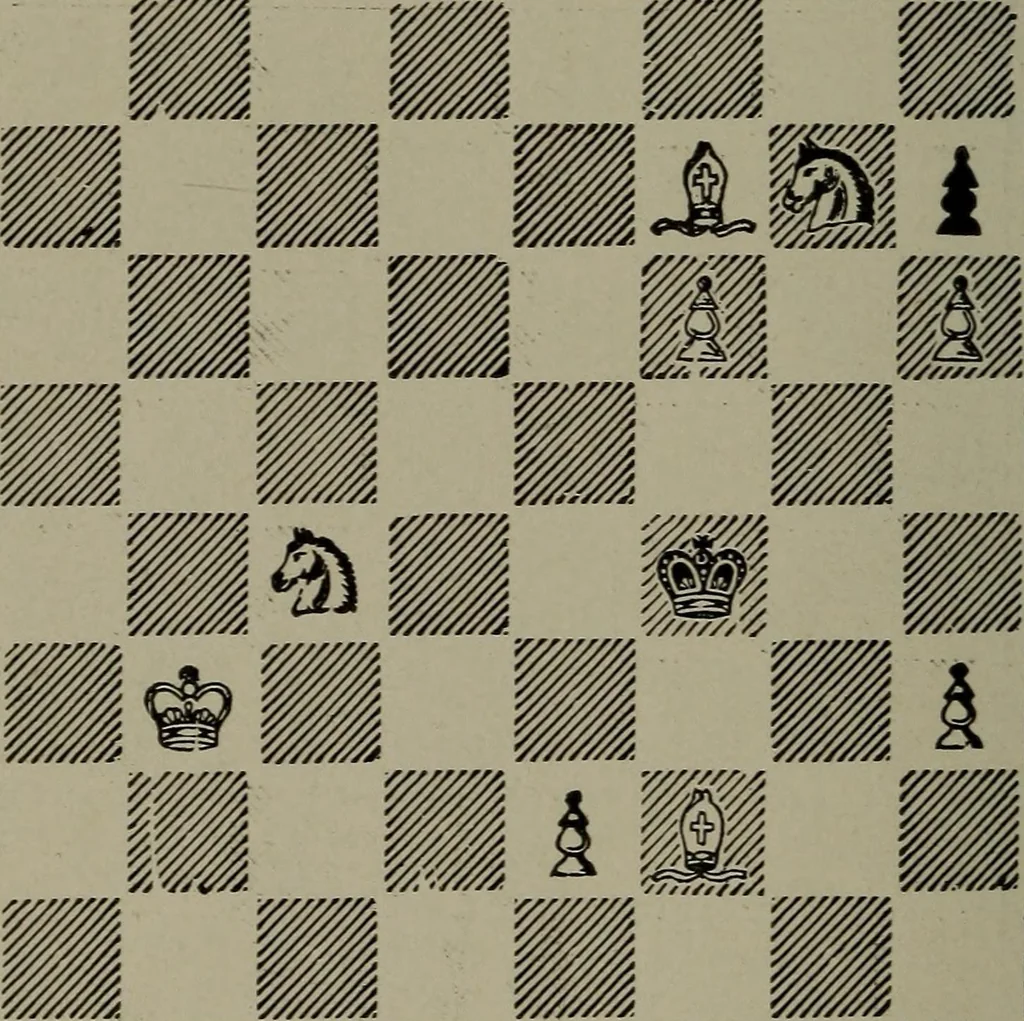 An illustration from Knights and bishops, 1909, leaf 117