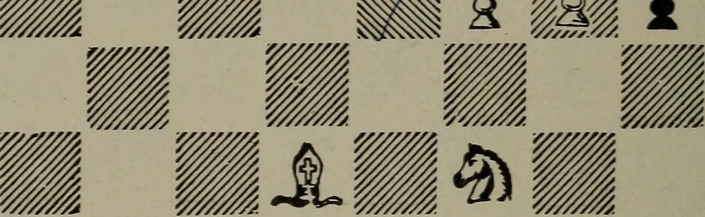 An illustration from Knights and bishops, 1909, leaf 29