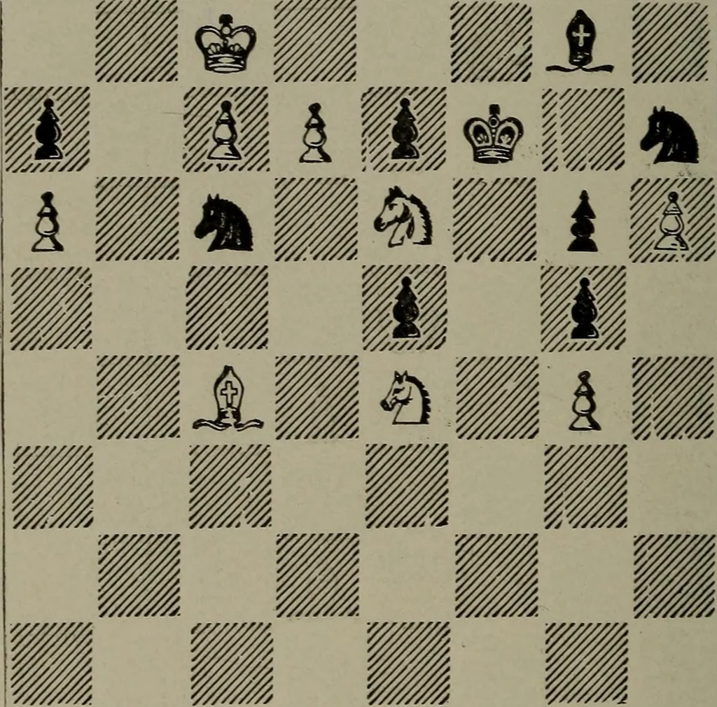 An illustration from Knights and bishops, 1909, leaf 67