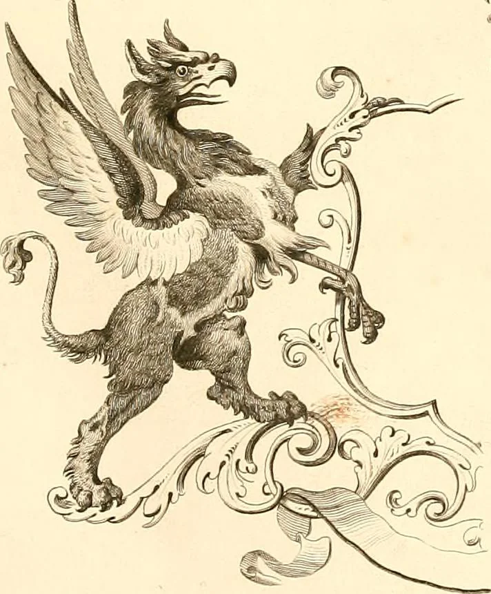 An illustration from Knight's heraldic illustrations designed for the use of herald painters and engravers, 1843, leaf 8
