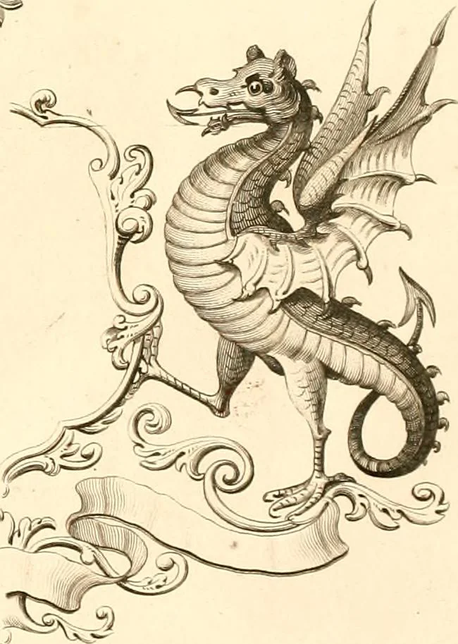 An illustration from Knight's heraldic illustrations designed for the use of herald painters and engravers, 1843, leaf 8
