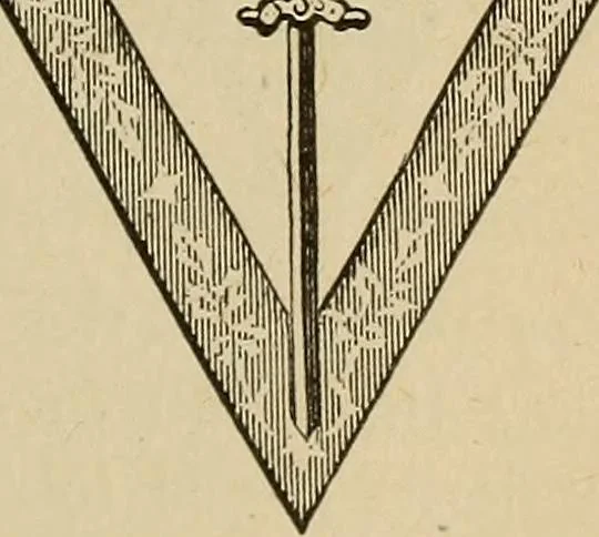 An illustration from The Knights of Pythias complete manual and text book .., 1885, leaf 230