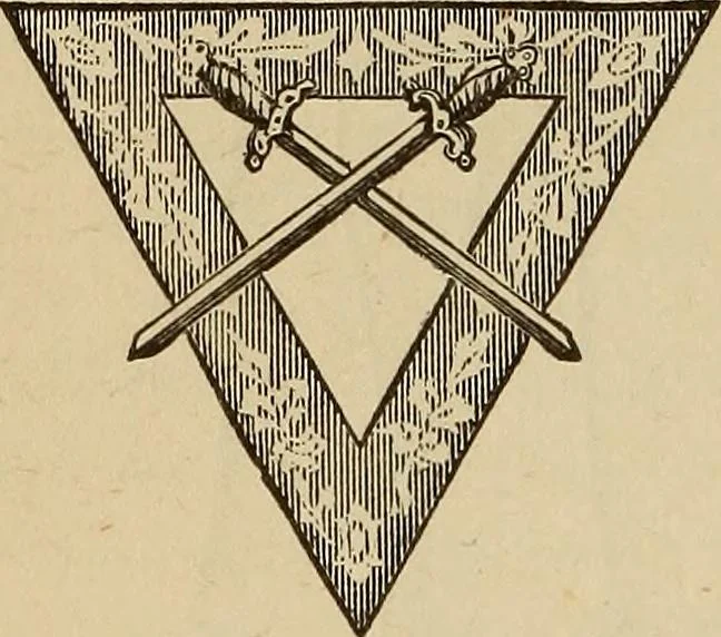 An illustration from The Knights of Pythias complete manual and text book .., 1885, leaf 231