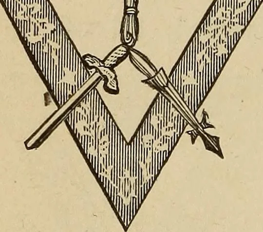 An illustration from The Knights of Pythias complete manual and text book .., 1885, leaf 231
