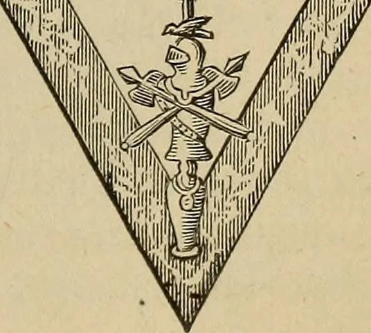An illustration from The Knights of Pythias complete manual and text book .., 1885, leaf 236