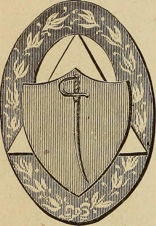 An illustration from The Knights of Pythias complete manual and text book .., 1885, leaf 243