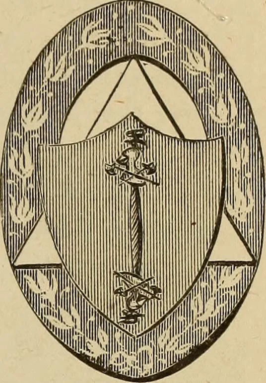 An illustration from The Knights of Pythias complete manual and text book .., 1885, leaf 246
