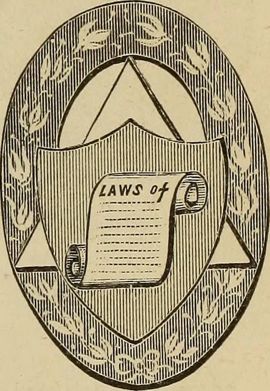 An illustration from The Knights of Pythias complete manual and text book .., 1885, leaf 246