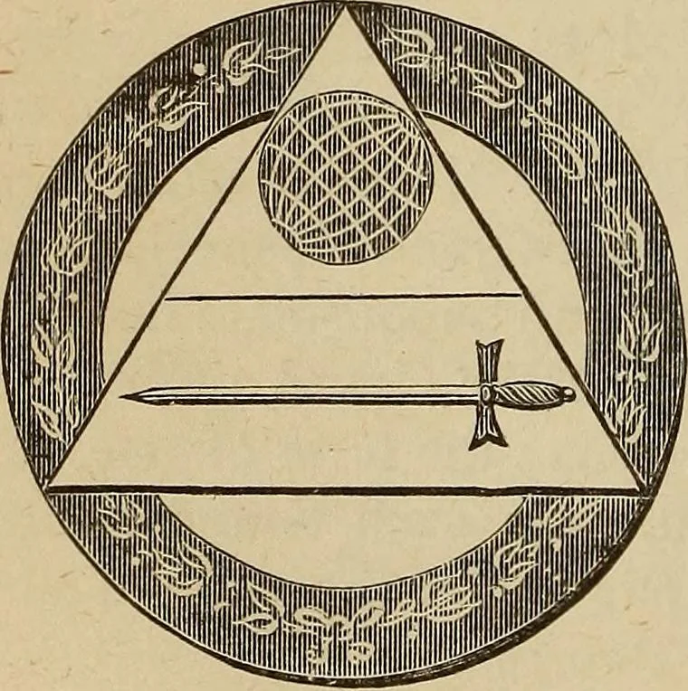 An illustration from The Knights of Pythias complete manual and text book .., 1885, leaf 249