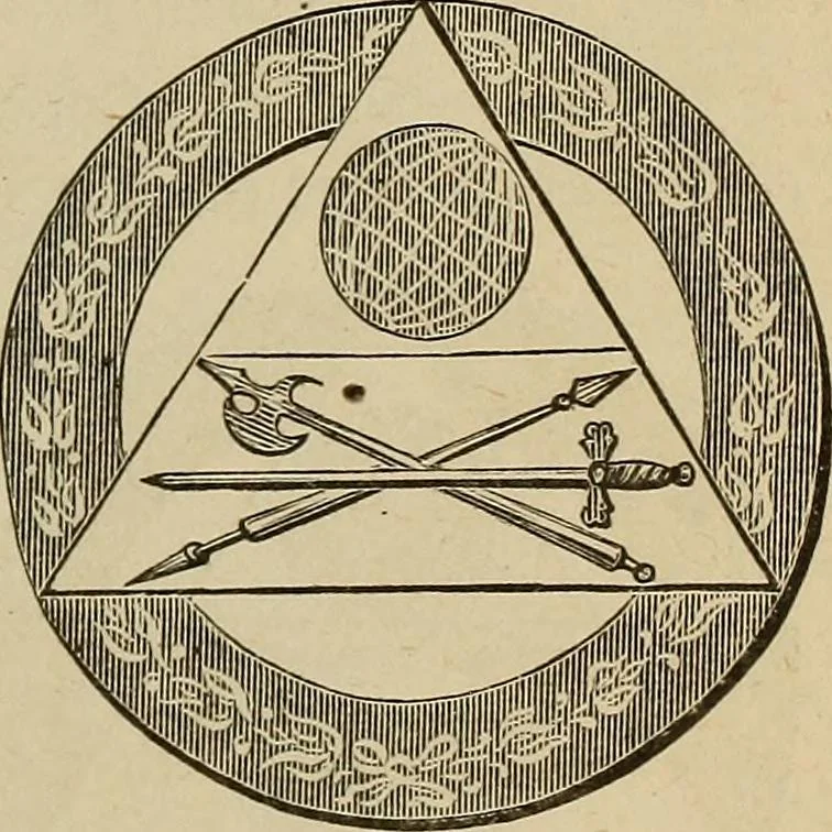 An illustration from The Knights of Pythias complete manual and text book .., 1885, leaf 250