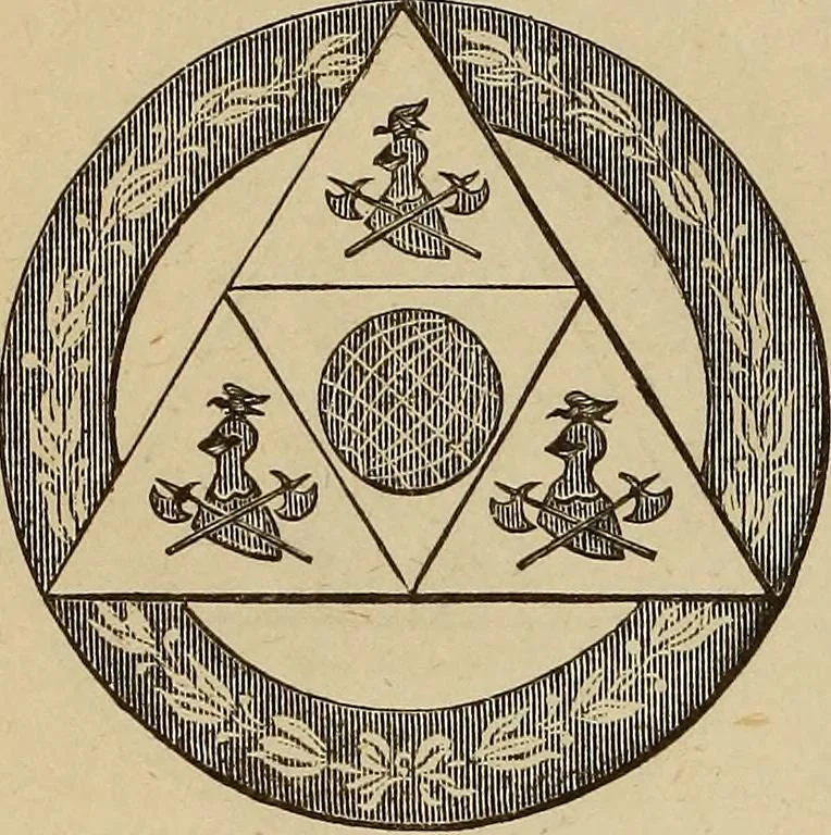 An illustration from The Knights of Pythias complete manual and text book .., 1885, leaf 253