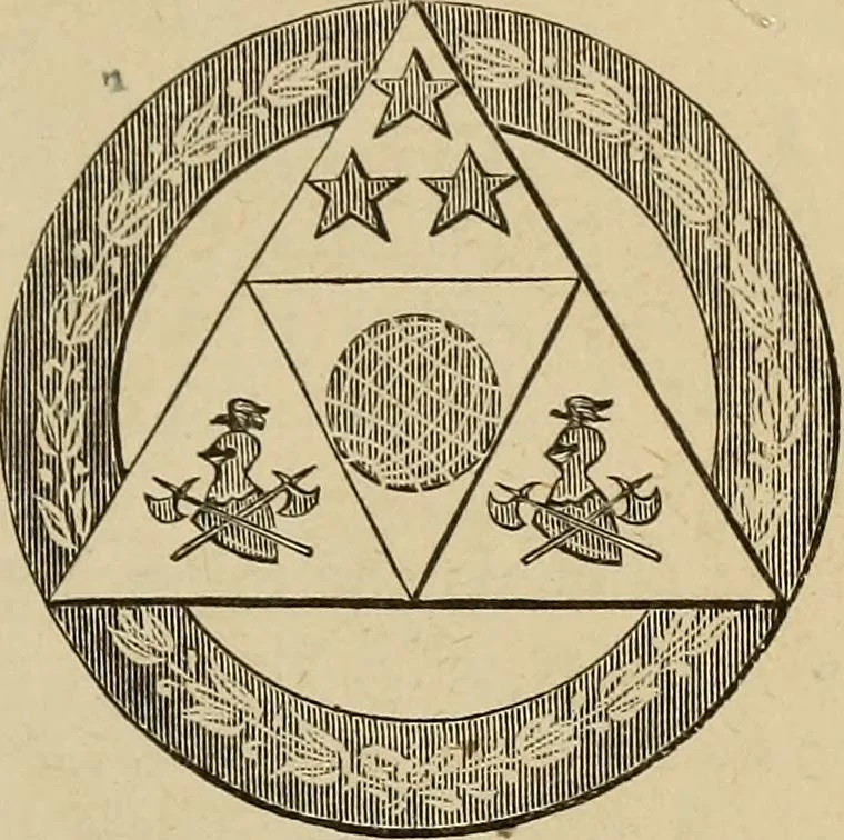 An illustration from The Knights of Pythias complete manual and text book .., 1885, leaf 254