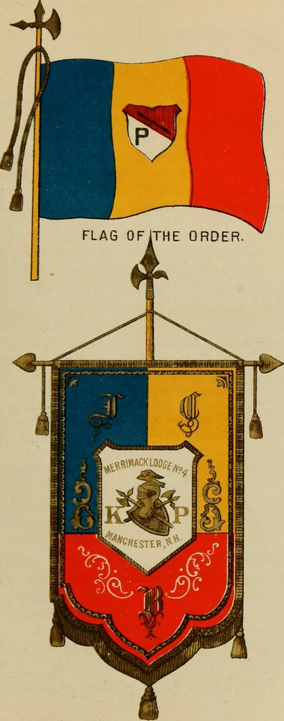 An illustration from The Knights of Pythias complete manual and text book .., 1885, leaf 266