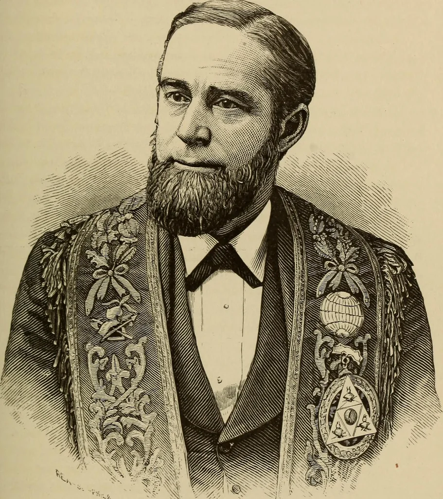 An illustration from The Knights of Pythias complete manual and text book .., 1885, leaf 494
