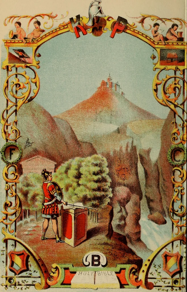 An illustration from The Knights of Pythias complete manual and text book .., 1885, leaf 7