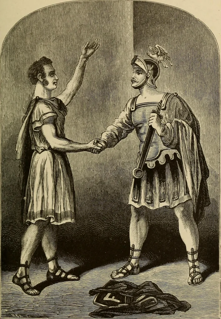 An illustration from The Knights of Pythias complete manual and text book .., 1885, leaf 78