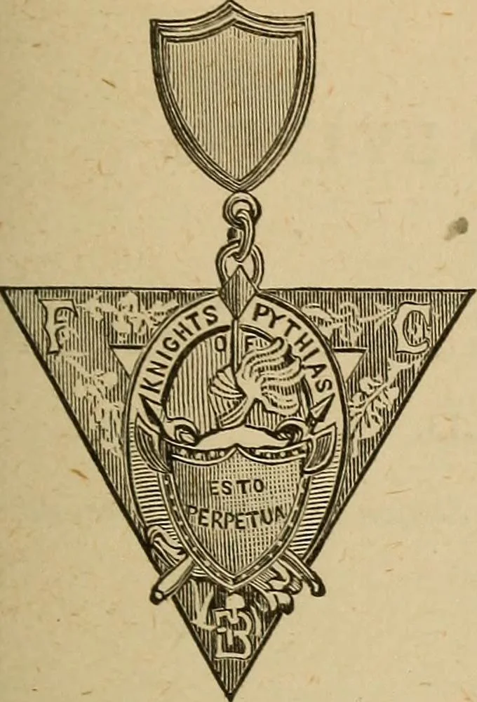 An illustration from The Knights of Pythias complete manual and text book .., 1885, leaf 94