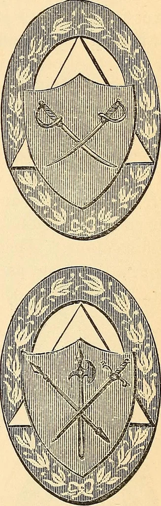 An illustration from The Knights of Pythias complete manual and text-book .., 1878, leaf 240
