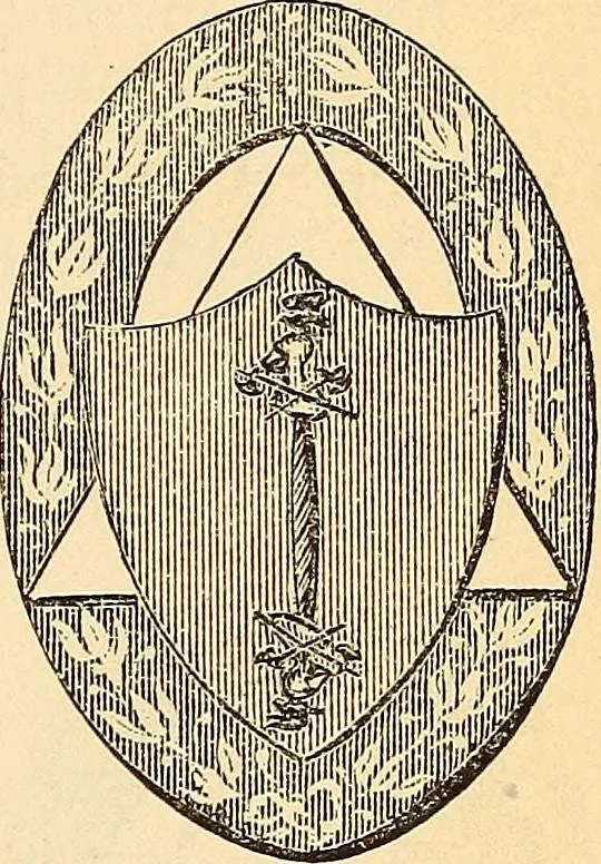An illustration from The Knights of Pythias complete manual and text-book .., 1878, leaf 242
