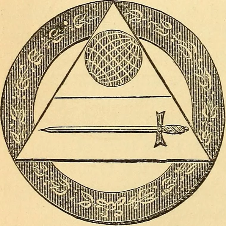 An illustration from The Knights of Pythias complete manual and text-book .., 1878, leaf 245
