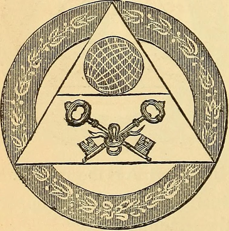 An illustration from The Knights of Pythias complete manual and text-book .., 1878, leaf 247
