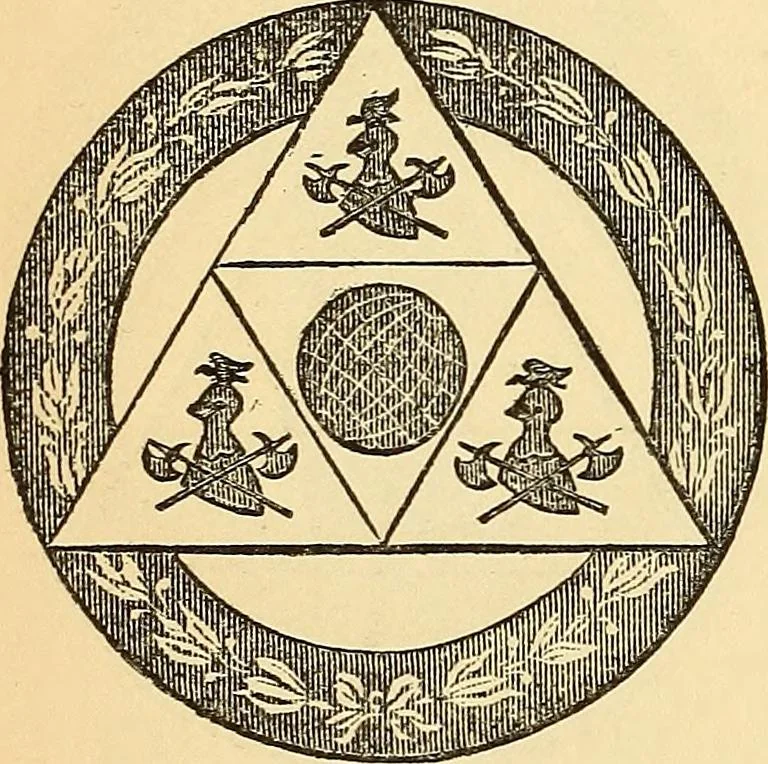 An illustration from The Knights of Pythias complete manual and text-book .., 1878, leaf 249