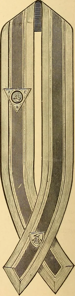 An illustration from The Knights of Pythias complete manual and text-book .., 1878, leaf 255