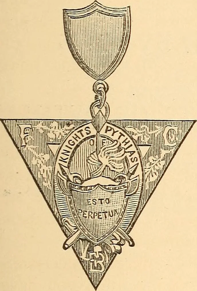 An illustration from The Knights of Pythias complete manual and text-book .., 1878, leaf 94