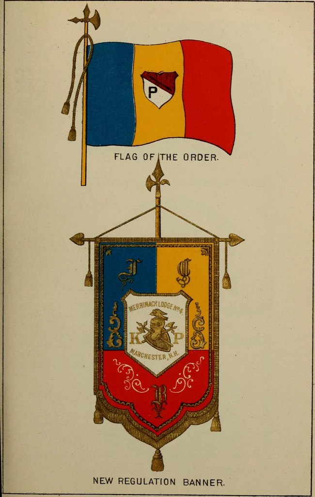 An illustration from The Knights of Pythias complete manual and text-book .., 1886, leaf 170