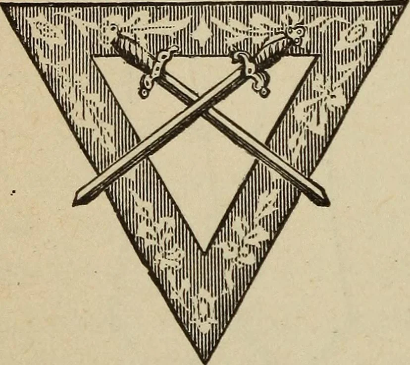 An illustration from The Knights of Pythias complete manual and text-book .., 1886, leaf 245