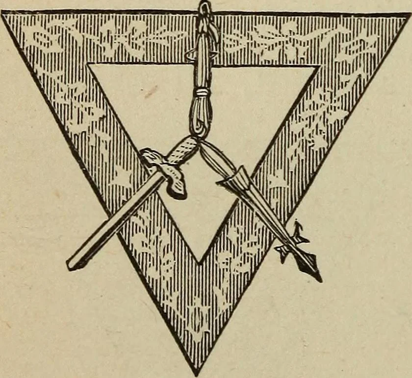 An illustration from The Knights of Pythias complete manual and text-book .., 1886, leaf 245