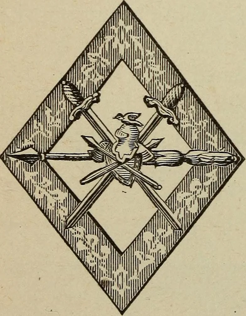 An illustration from The Knights of Pythias complete manual and text-book .., 1886, leaf 251